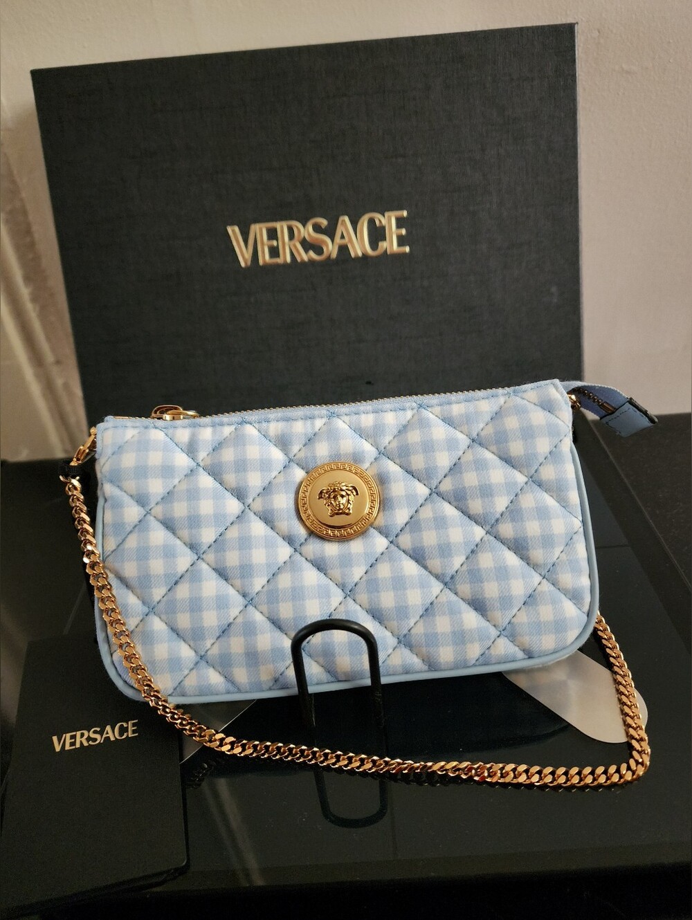 New Authentic Versace Mini Shoulder Bag - Picture 3 of 17